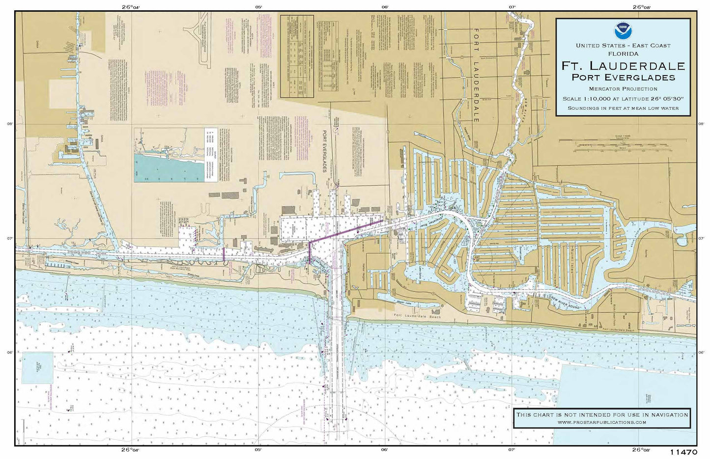 Nautical Placemat: Port Everglades / Ft. Lauderdale