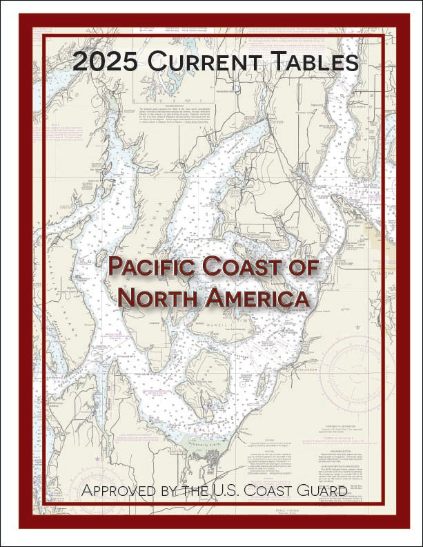 PRE-ORDER 2026 Tidal Current Tables: Pacific Coast of North America