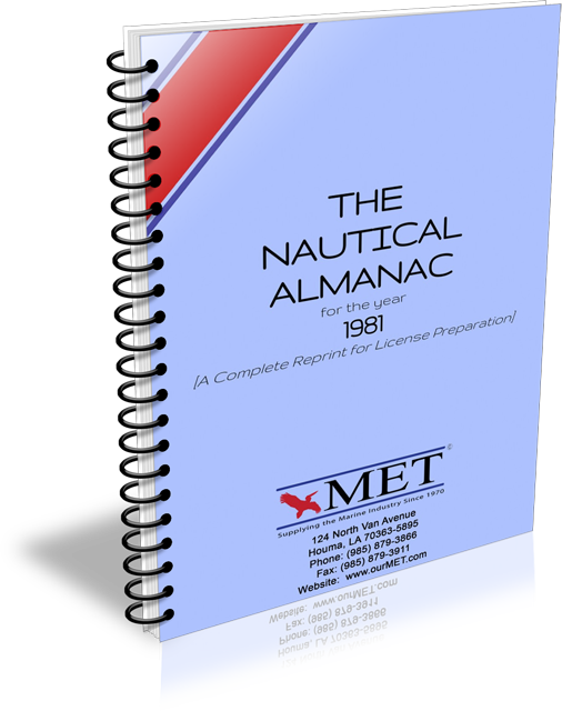 BK-246 Nautical Almanac 1981-REPRINT