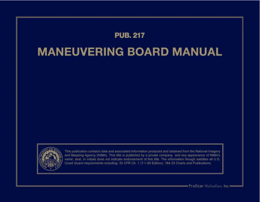 Pub. 217 Maneuvering Board Manual