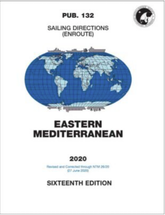 PUB 132 - Sailing Directions (Enroute): 2020 Eastern Mediterrean (16th Ed.)