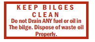 Keep Bilges Clean