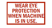 Wear Eye Protection