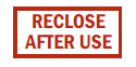 Reclose After Use