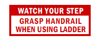 S-156 Watch Your Step Using Ladder