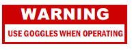 S-157 Warning: Use Goggles