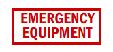 Emergency Equipment (Size 7.5 x 2.5)