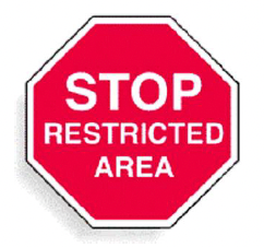 S-376 Security Stop Signs 11 X 11
