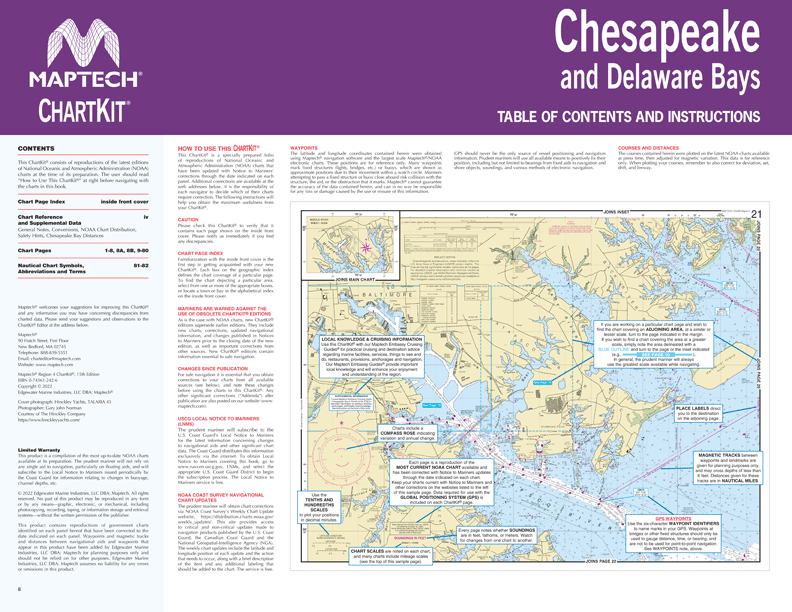 ChartKit Region 4: Chesapeake & Delaware Bays (15th Ed)