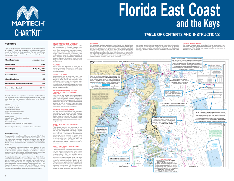 ChartKit Region 7: Florida East Coast and the Keys (17th Ed)