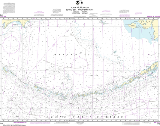NOAA Chart 513: Bering Sea - Southern Part