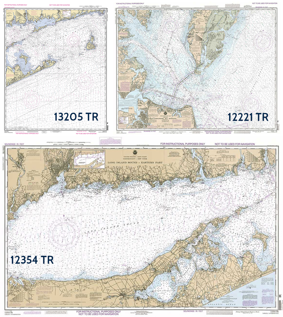 ThreePack of NOAA Training Charts ProStar Publications