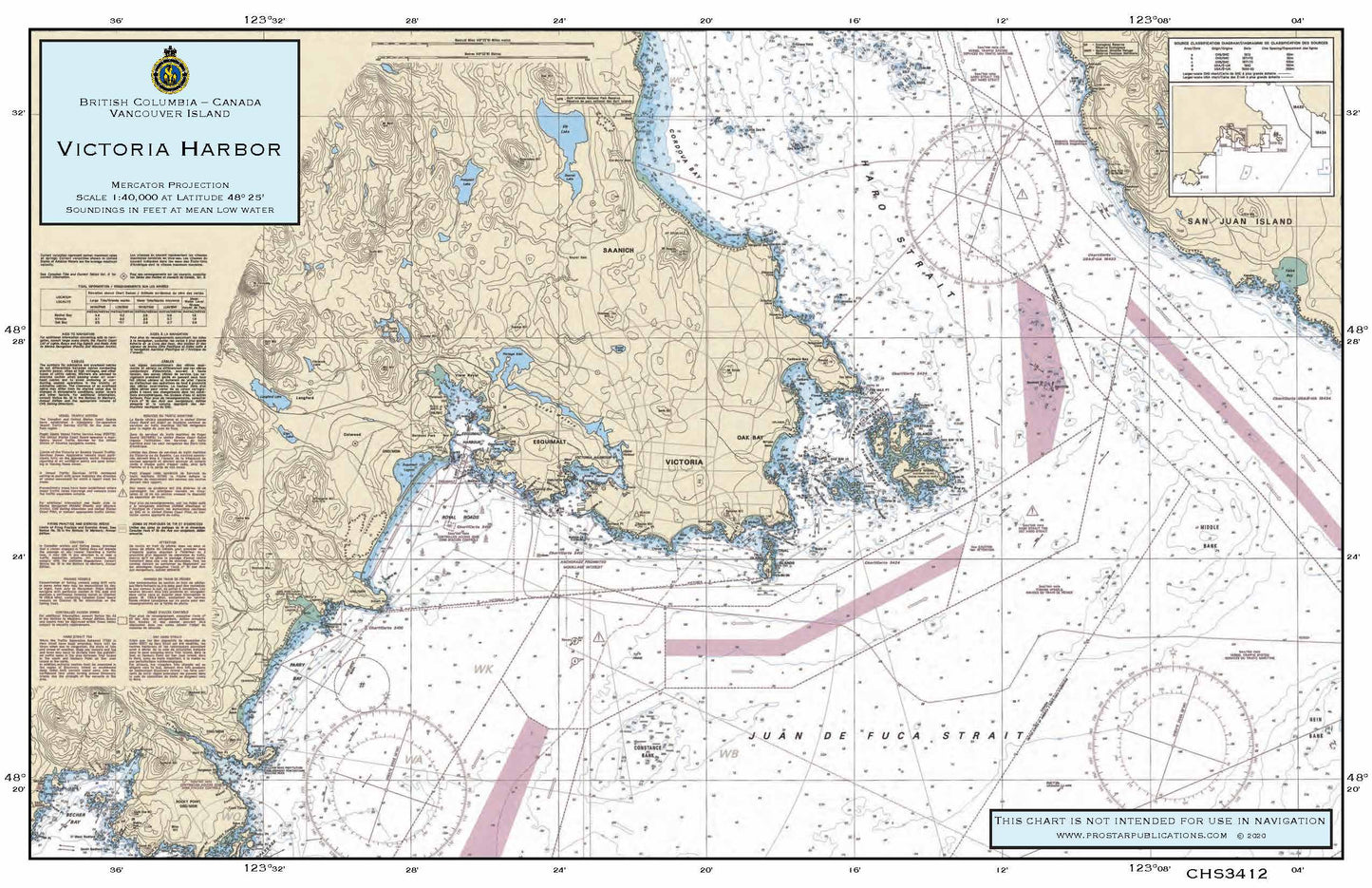 Nautical Placemat: Victoria Harbor