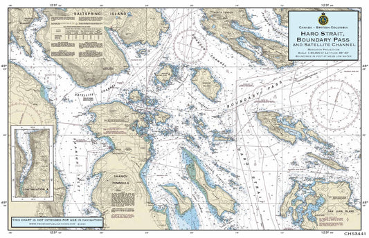 Nautical Placemat: Haro Strait