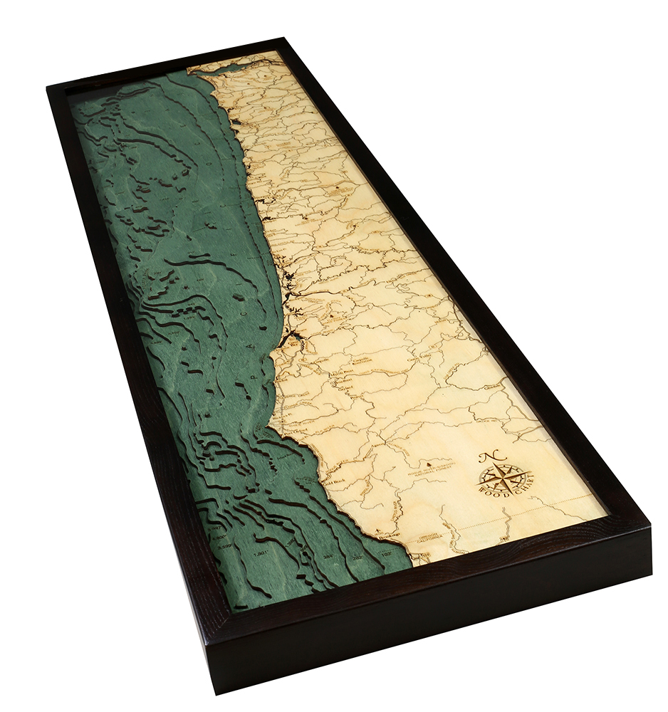 WoodChart of Oregon Coast