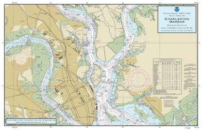 Nautical Placemat: Charleston Harbor (SC)