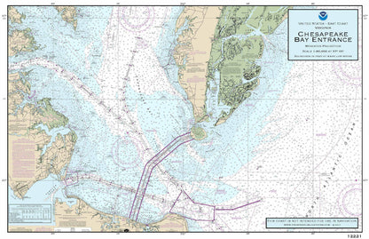 Nautical Placemat: Chesapeake Bay Entrance