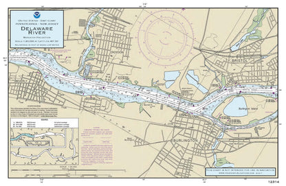 Nautical Placemat: Delaware River (DE)