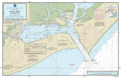 Nautical Placemat: Cape May Harbor (NJ)