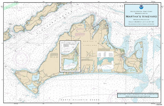 Nautical Placemat: Martha's Vineyard (MA)