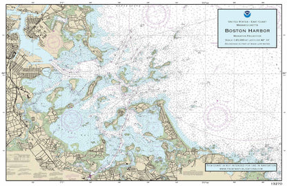 Nautical Placemat: Boston Harbor (MA)