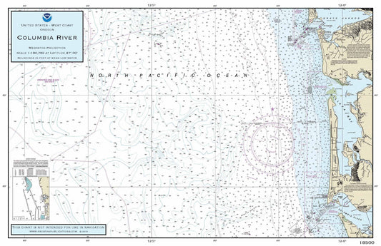 Nautical Placemat: Columbia River (OR)