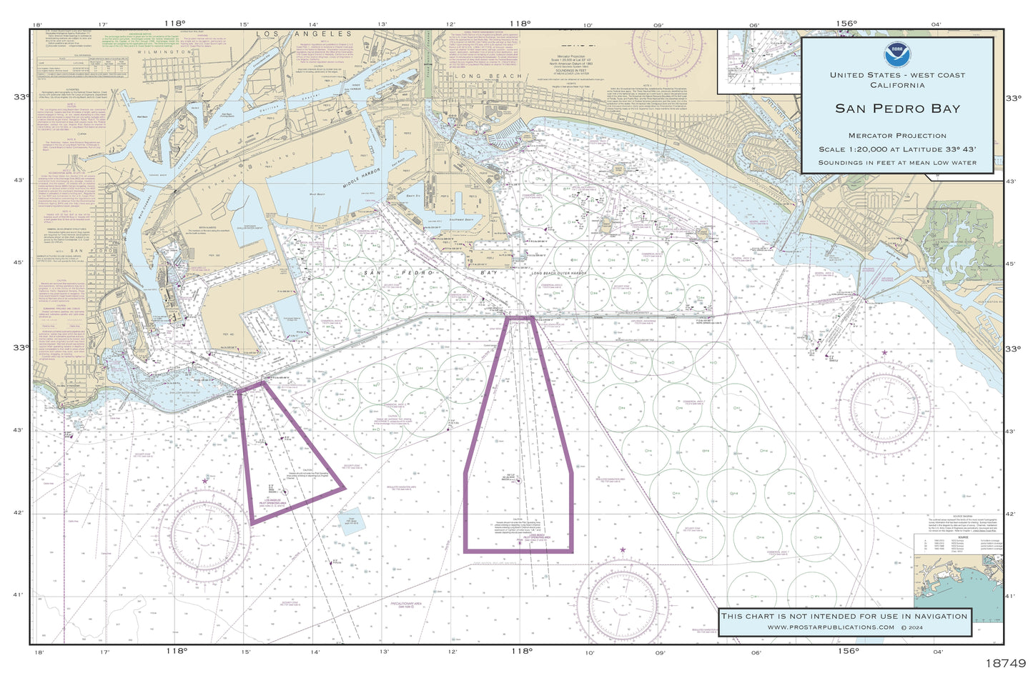 Nautical Placemat: San Pedro Bay