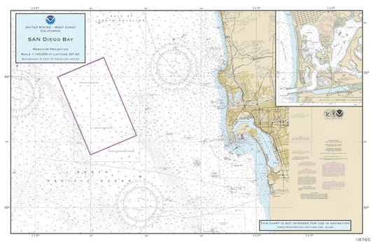 Nautical Placemat: San Diego Bay