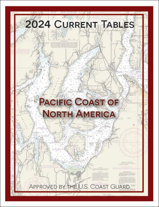 2024 Tidal Current Tables: Pacific Coast of North America