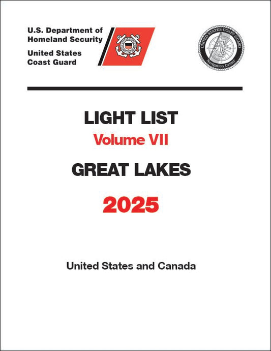 2025 Light List Volume VII: Great Lakes (United States and Canada)