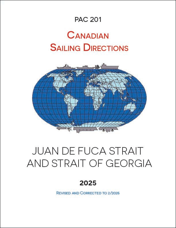 Canadian Sailing Directions PAC201E: Juan de Fuca Strait and Strait of Georgia (2025)