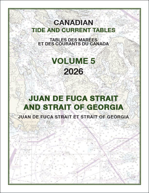 2026 Canadian Tide & Current Tables (Volume 5)