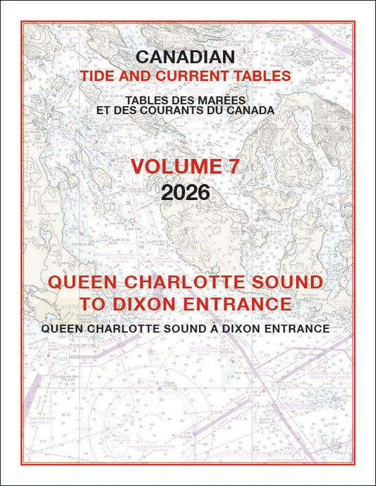 2026 Canadian Tide & Current Tables (Volume 7)