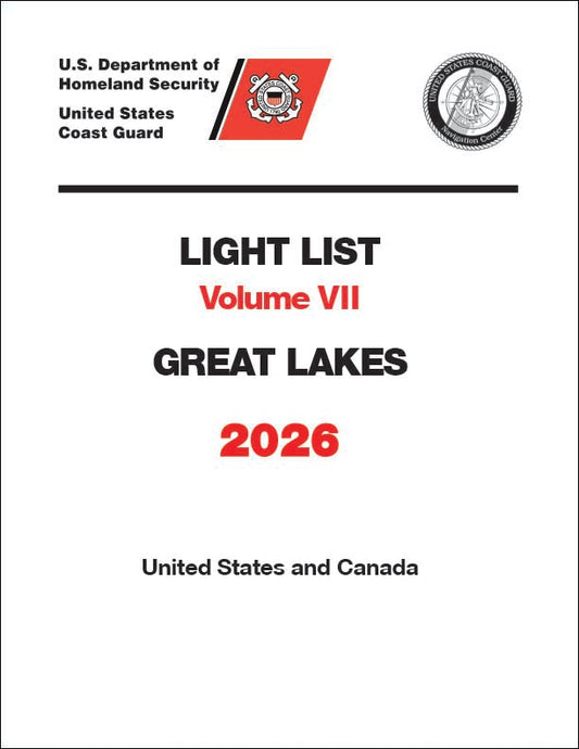 2026 Light List Volume VII: Great Lakes (United States and Canada)