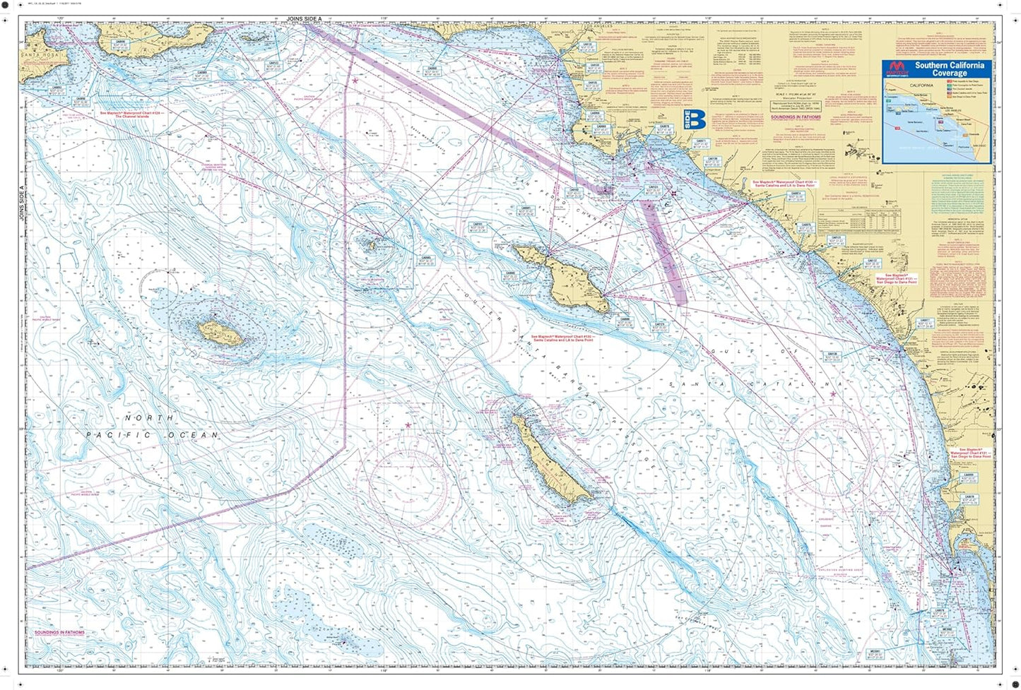 Maptech WPC126: Southern California Point Arguello to San Diego, Edition 2