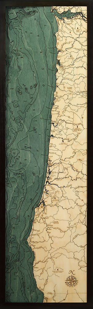 WoodChart of Oregon Coast