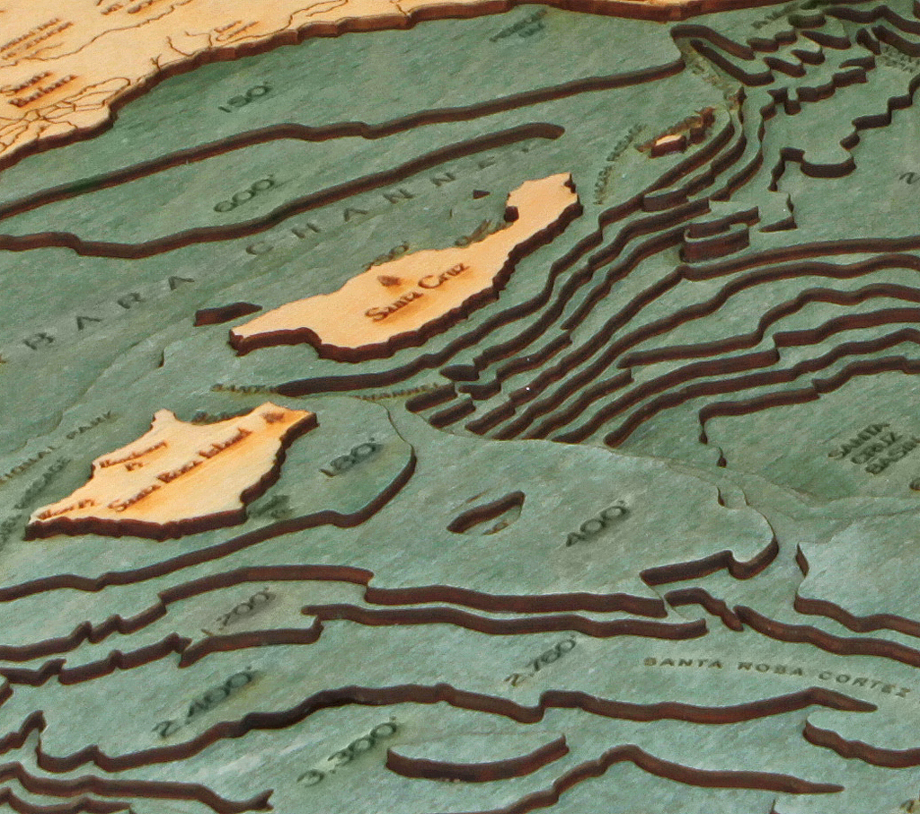 WoodChart of Santa Barbara and Channel Islands, California