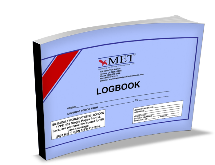 BK-124 Daily Workboat Deck Logbook 451