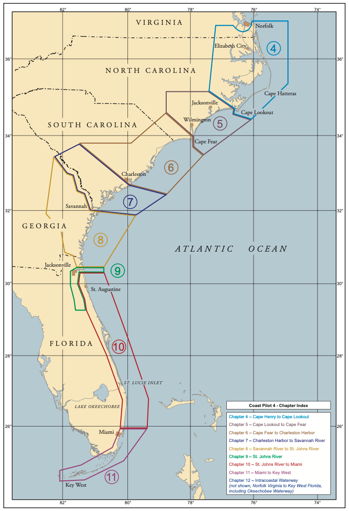 U.S. Coast Pilot: Volume 4 - Cape Henry, VA to Key West, FL 2026