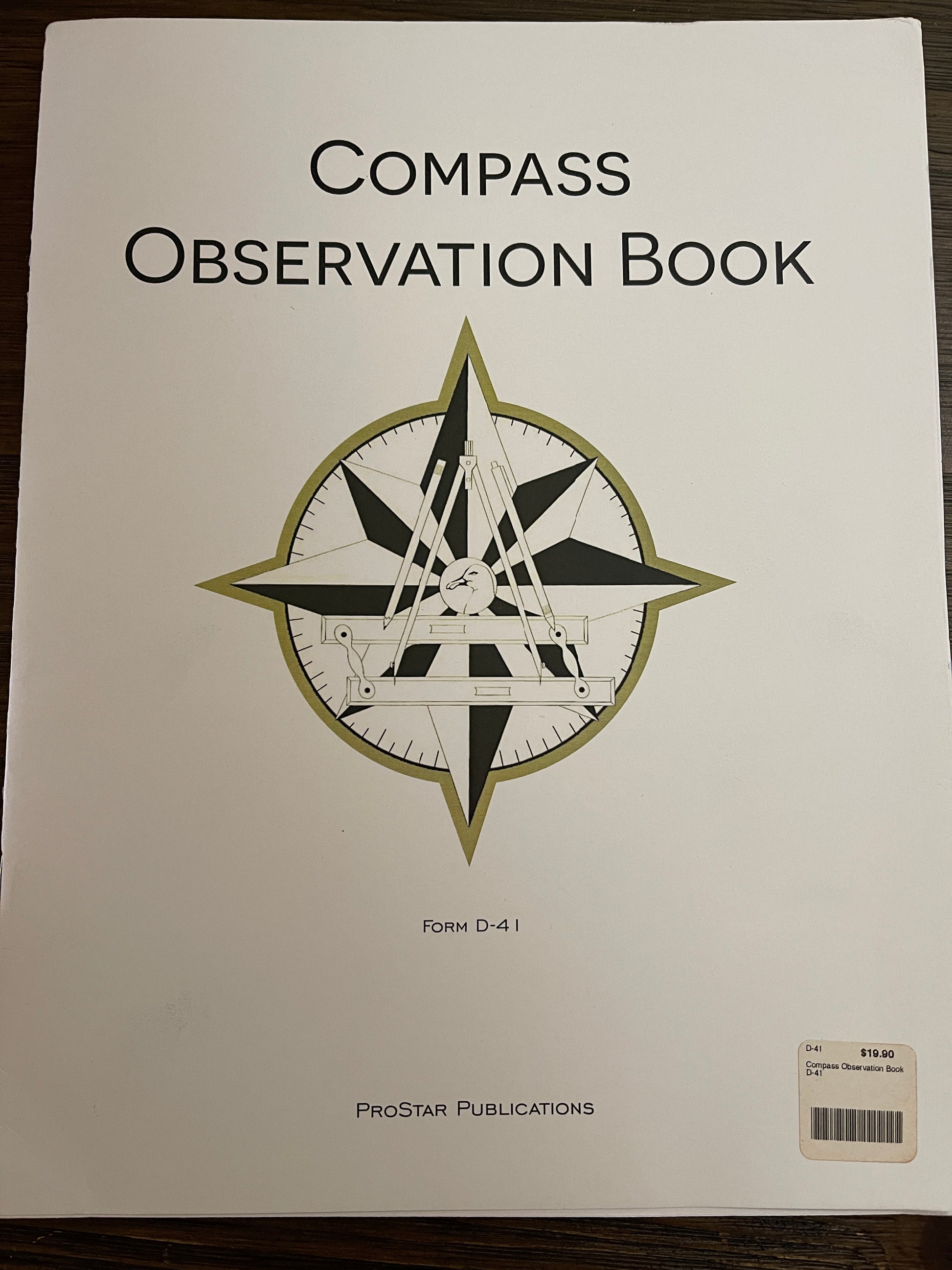 Compass Observation Book (Form D-41) – ProStar Publications