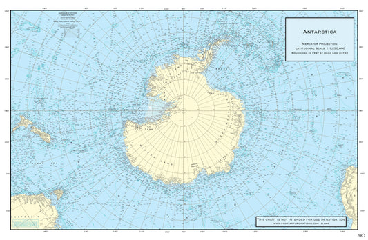 Nautical Placemat: Antarctica