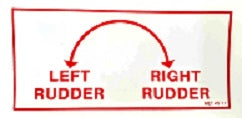 S-11 Left Rudder <-> Right Rudder