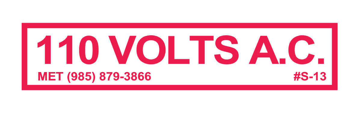 S-13 110 Volts A.C.