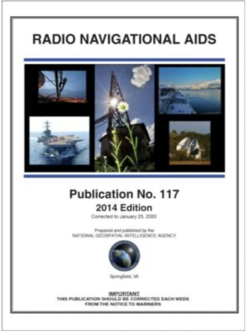 PUB 117, List of Lights: Radio Navigation Aids, 2014