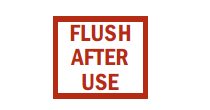 Flush After Using