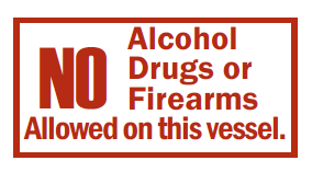 No Alcohol  Drugs Or Firearms