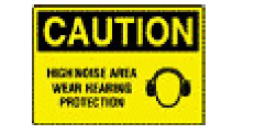 S-353 Caution High Noise Area Ear