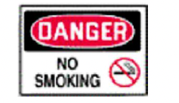 S-359 Danger No Smoking, 10x14