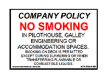 S-383 Company Policy No Smoking