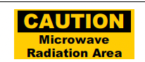 S-391 Caution: Microwave Radiation